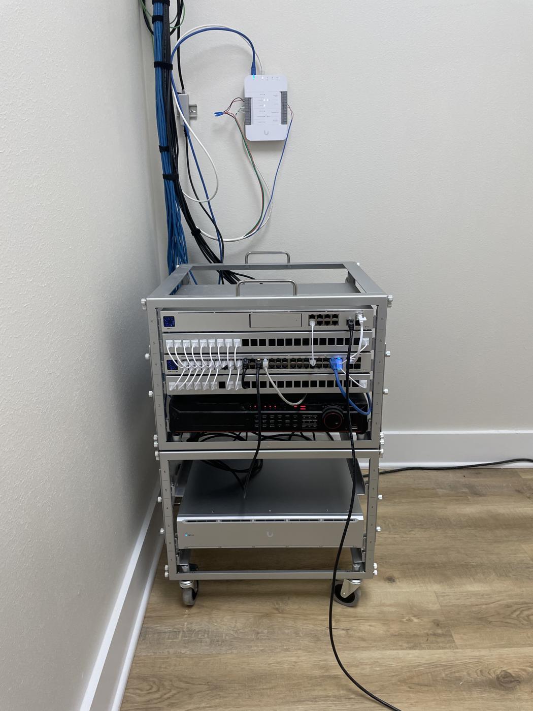 Network rack build